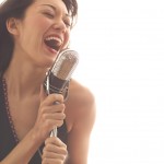 lady singing