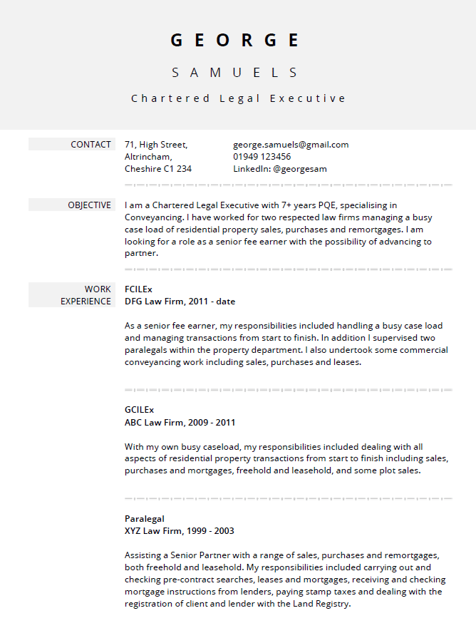 Smart CV template