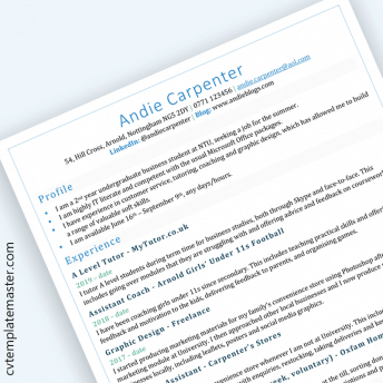 How to write a CV for a summer job (with free template)